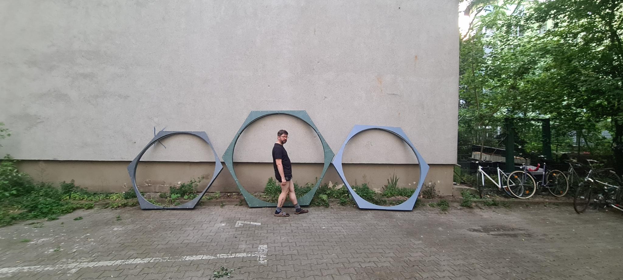 Zach and hexagons 2
